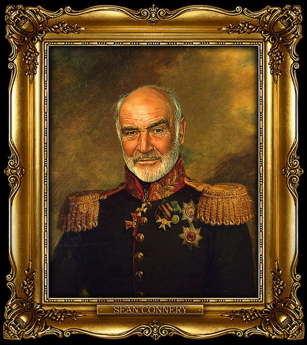 Звезды в форме русских генералов (22 картины)