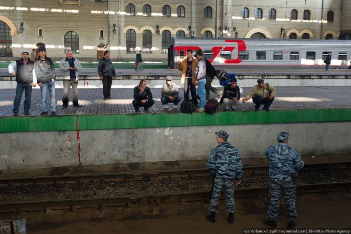 Поезд Москва-Душанбе (17 фото)