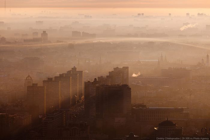 Рассвет над Москвой (42 фото)