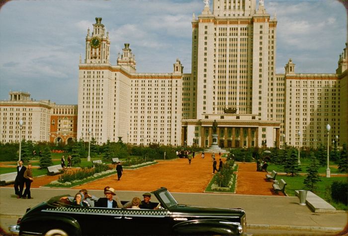 Москва глазами француза (1956 год) (38 фото)