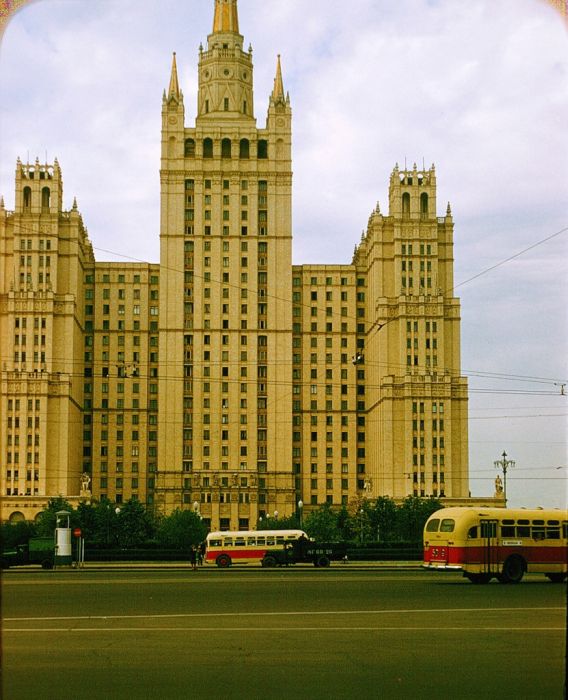 Москва глазами француза (1956 год) (38 фото)