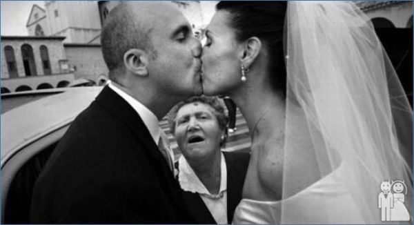 Странные и смешные свадебные фотографии (58 фото)