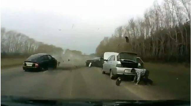 Подборка аварий (видео)
