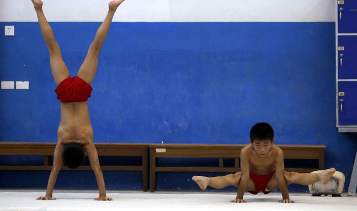 Китайская школа гимнастики. Часть 2 (18 фото)