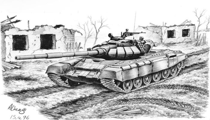 Нарисованная война (30 рисунков)