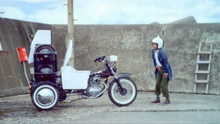 Мотоцикл со встроенным туалетом (26 фото + видео)
