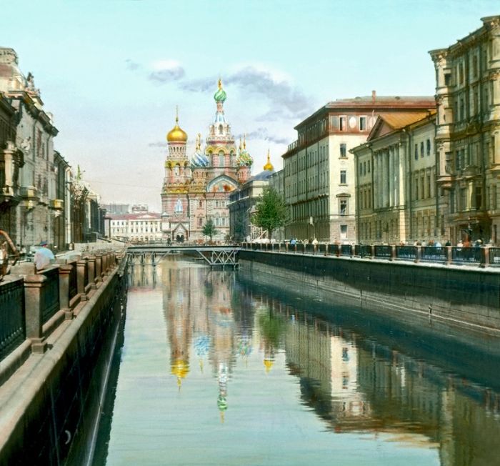Раскрашенные фотографии Ленинграда до войны (70 фото)