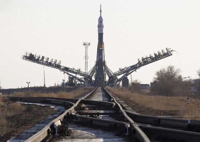 Запуск корабля "Союз ТМА-22" (17 фото)