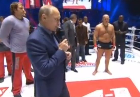 Путина освистали в Олимпийском после боя Федор Емельяненко - Джефф Монсон (видео)