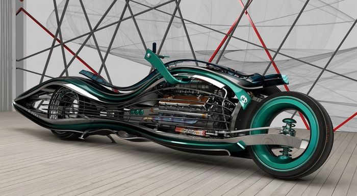 Мотоциклы и автомобили будущего (77 фото)