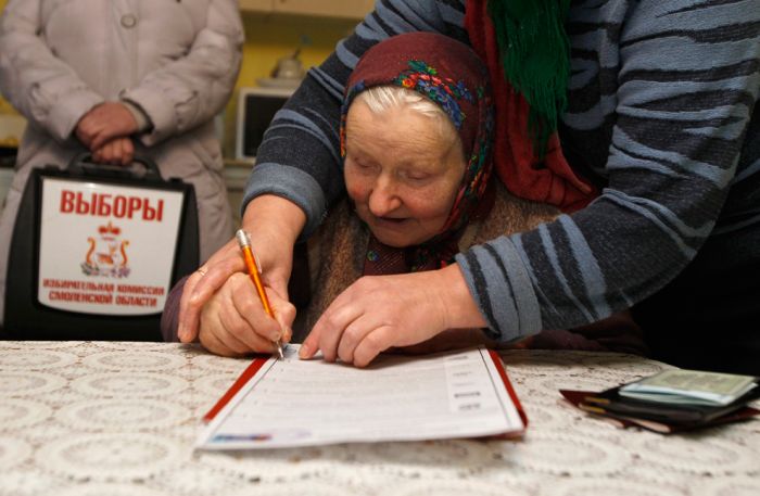 Выборы в России глазами иностранцев (32 фото)