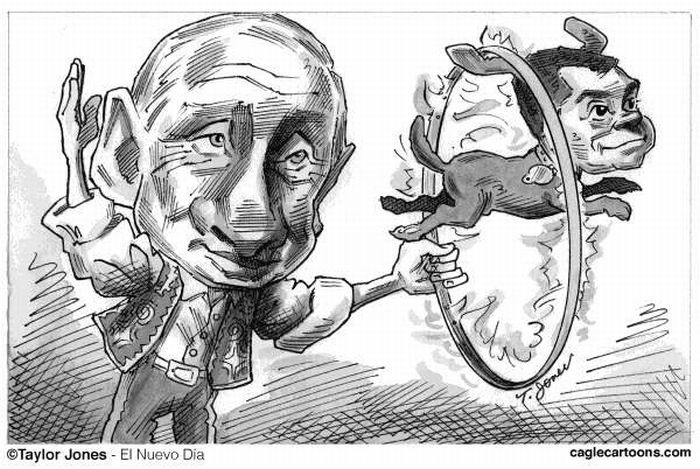 Иностранные карикатуры на наши выборы (21 картинка)