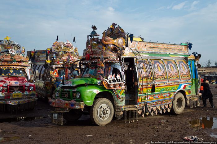 Автобусы Пакистана (40 фото)
