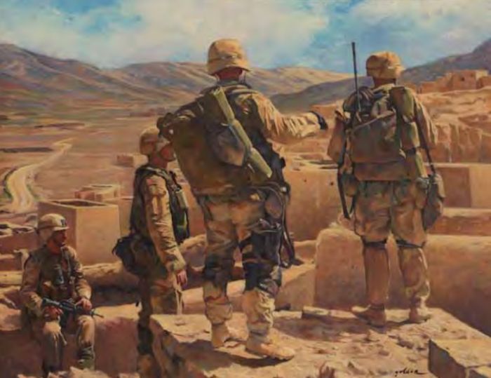 Рисунки американских солдат (114 фото)