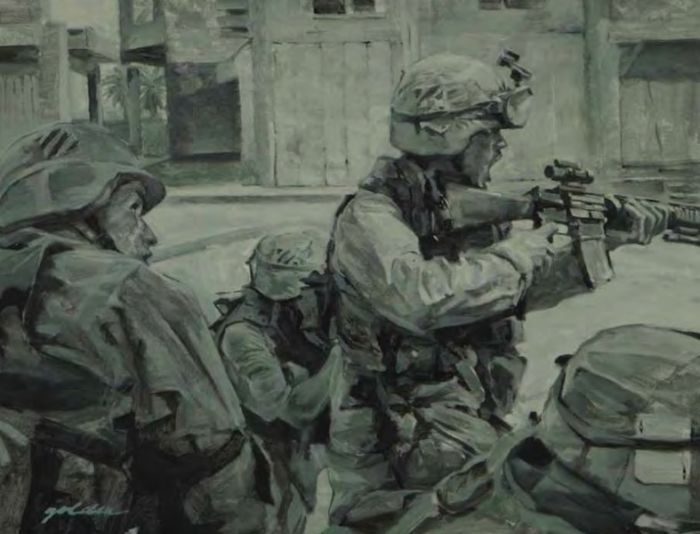 Рисунки американских солдат (114 фото)