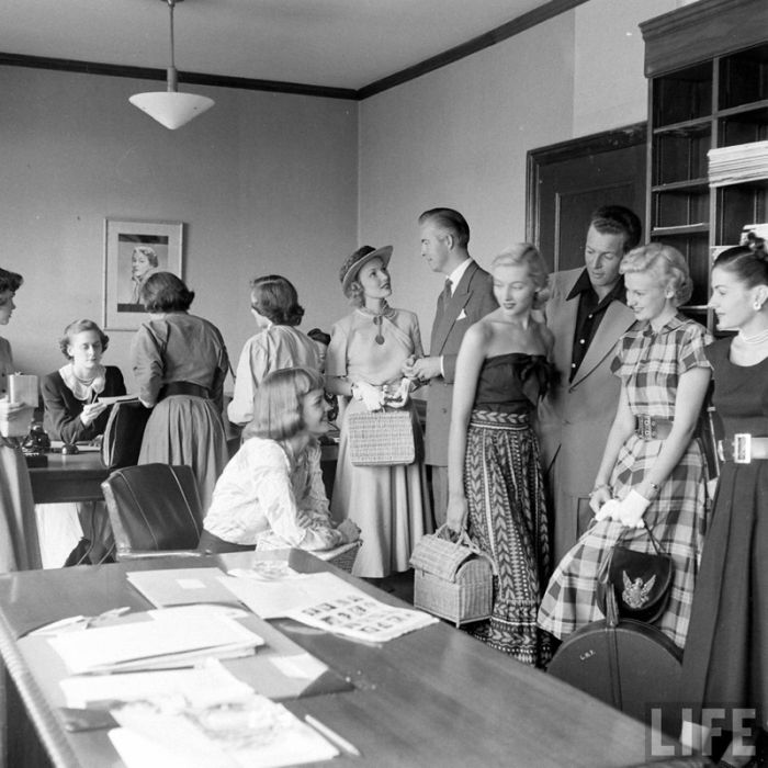 Модельное агентство 40-х годов (24 фото)