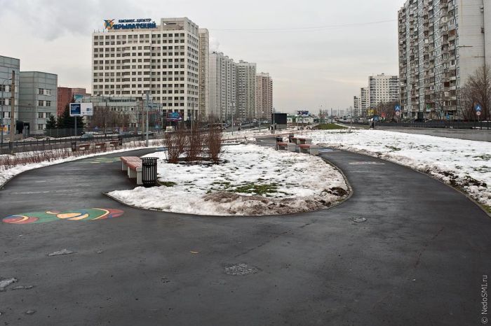 Новая плитка на улицах Москвы (12 фото)