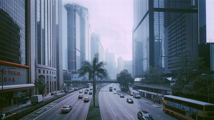 Гонконг в инфракрасном диапазоне (49 фото)