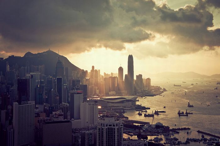 Гонконг в инфракрасном диапазоне (49 фото)