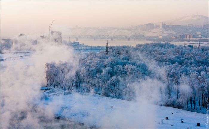 Зимний руфинг в Красноярске (50 фото)