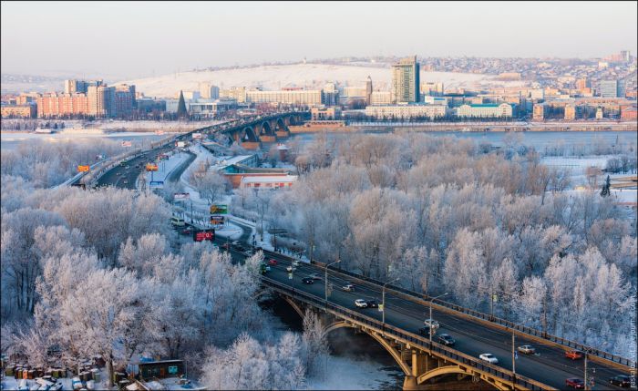 Зимний руфинг в Красноярске (50 фото)