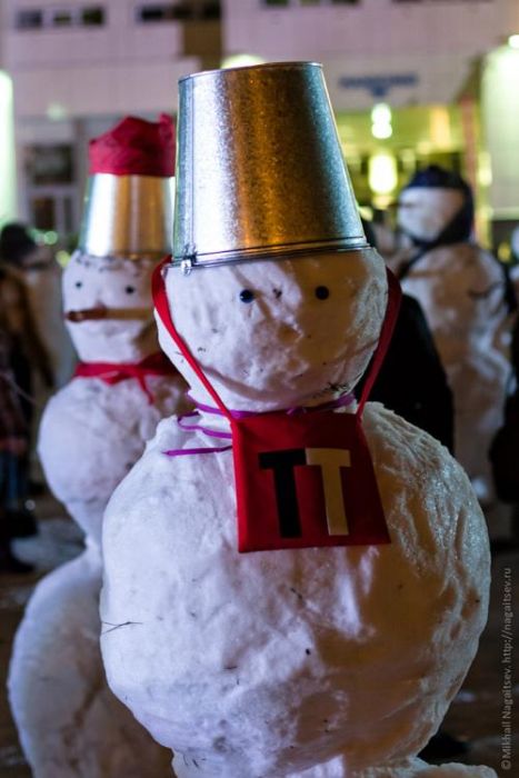 Парад снеговиков в Перми (14 фото)