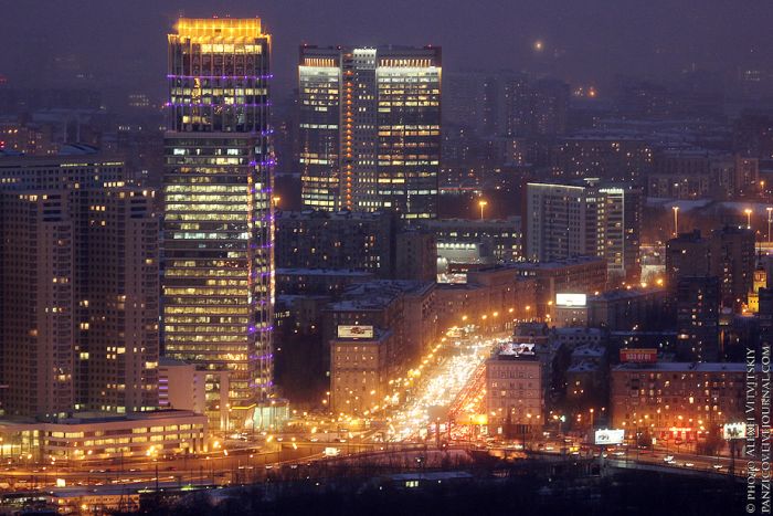 Вид на Москву с Башни Федерации (24 фото)