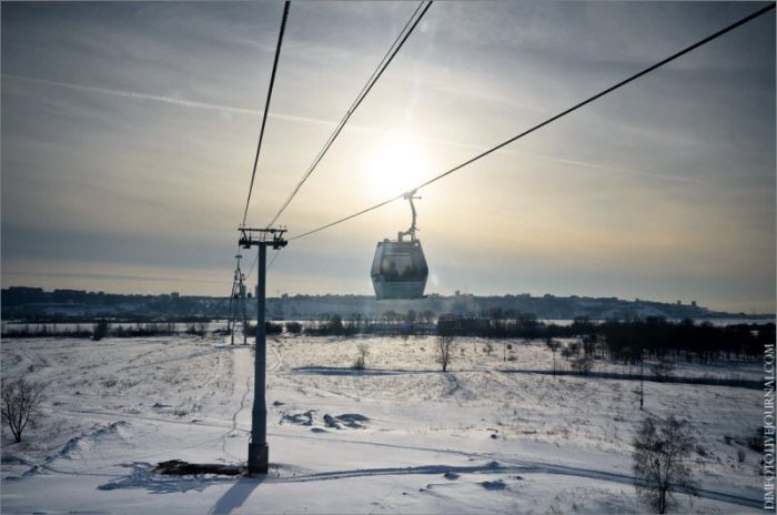 Канатная дорога, соединяющая Нижний Новгород и Бор (48 фото)