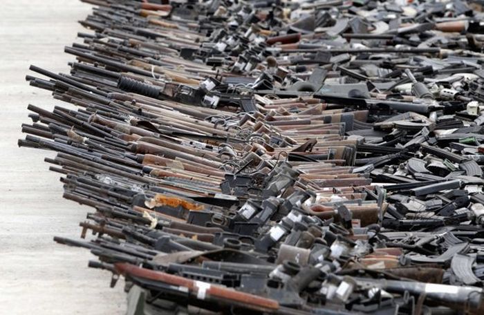 Оружие мексиканских наркокартелей (12 фото)