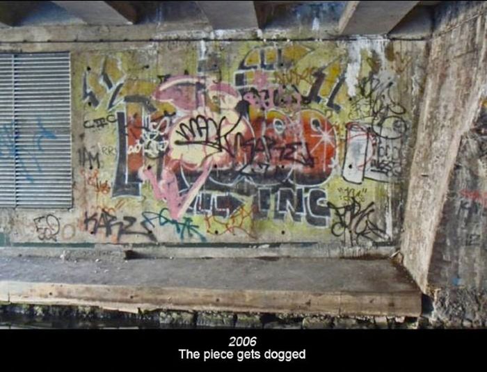 Противостояние уличных мастеров граффити (12 фото)