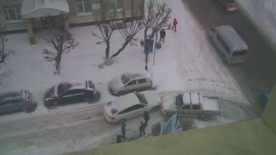 Невменяемый мажор на BMW (4 видео)