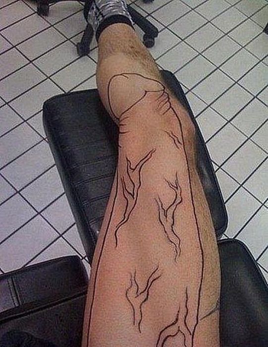татуировки жопе письки () фото