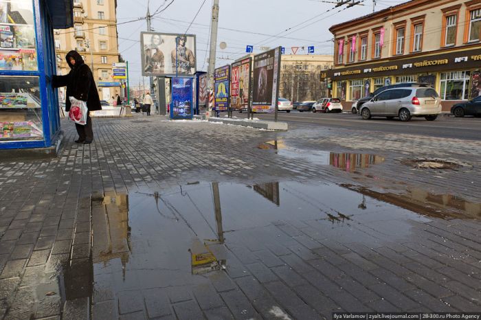 Московская плитка после зимы (21 фото)