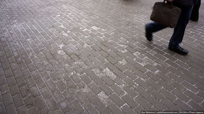 Московская плитка после зимы (21 фото)