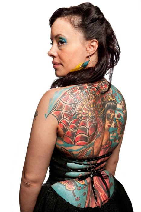 Татуировки с фестиваля в Филадельфии (20 фото)