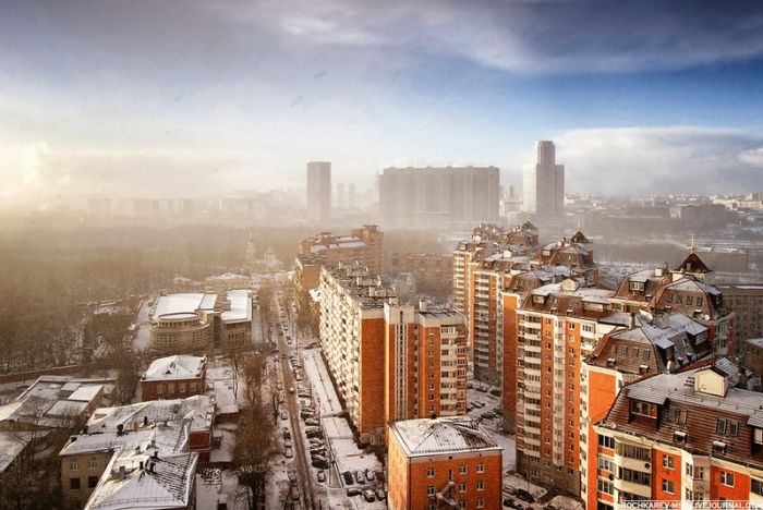 Рассвет над Москвой (30 фото)