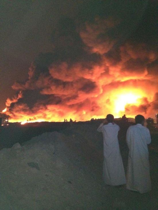 Пожар в Кувейте (7 фото + видео)