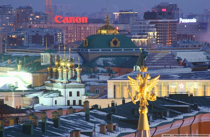 С крыши "Москвы" (36 фото)