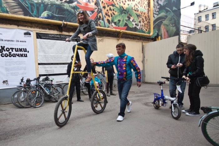 Выставка необычных велосипедов в Санкт-Петердбурге (36 фото)