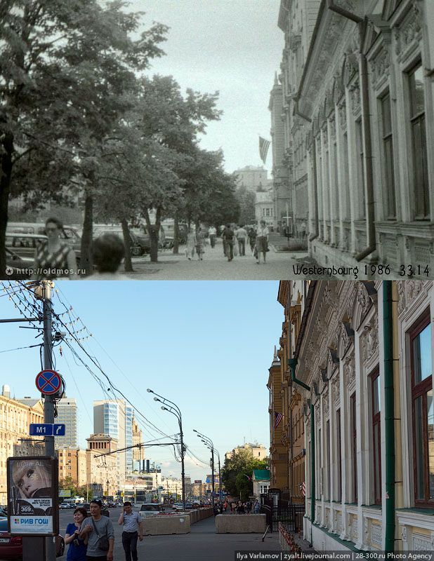 Когда улицы столицы были зелеными (33 фото)
