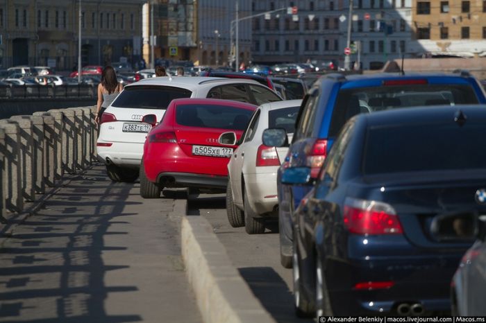 Проблемы парковки в Москве (59 фото)