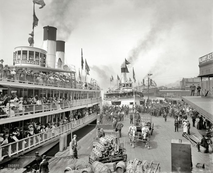 Архивные снимки Америки 1870-1920 годов (100 фото)