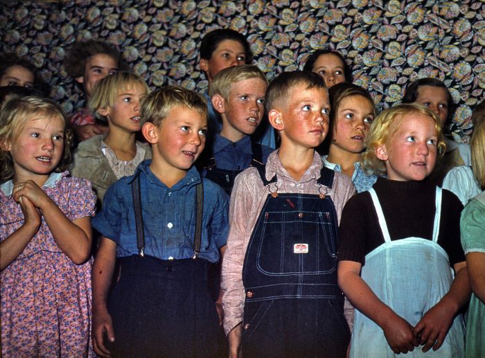 Цветные фотографии Америки 40х годов (100 фото)
