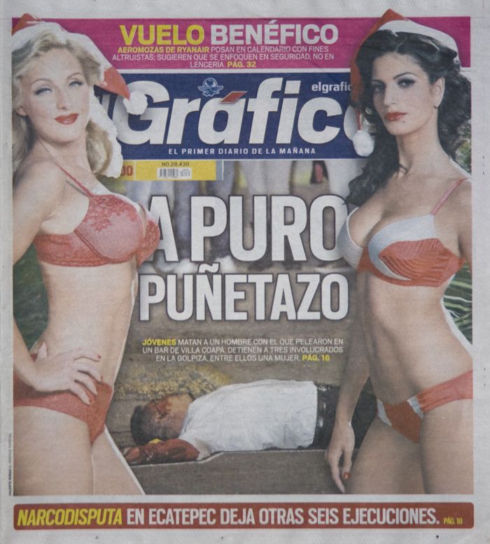 Контраст в мексиканской прессе (9 фото)