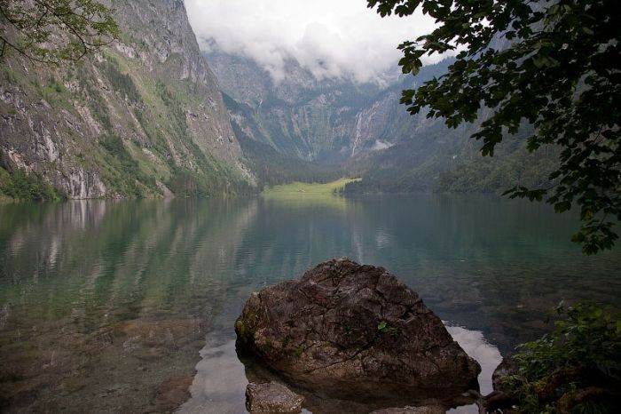 Невероятно красивое озеро Оберзее в Германии (42 фото)