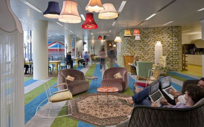 Офис корпорации Google в Лондоне (24 фото)