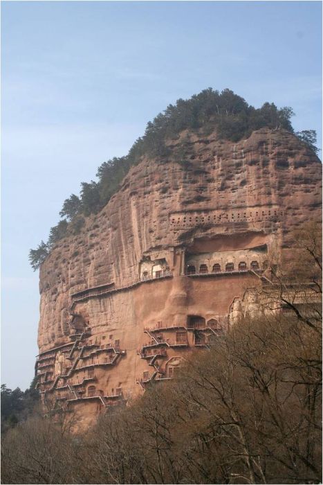 Удивительные скульптуры пещеры Лонгмен и грота Майджишан (21 фото)