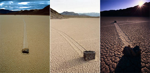 Движущиеся камни – Долина Смерти (14 фото)