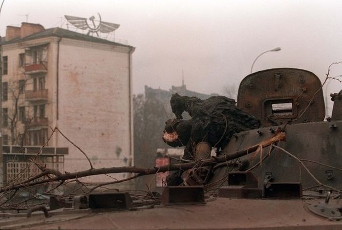 Архивные снимки чеченской войны 1994-1995 (69 фото)