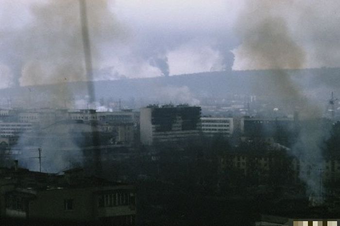 Архивные снимки чеченской войны 1994-1995 (69 фото)